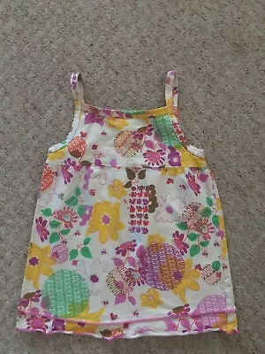 Cakewalk  Sleevless Top Tunic Floral Cotton Size 3 Yrs • £4.99