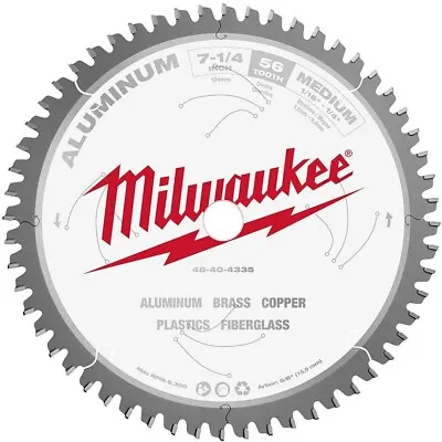 Milwaukee 48-40-4235 7-1/4  48 T Metal Cutting Circular Saw Blade • $19.98