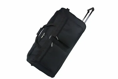 £28.95 • Buy Lightweight Wheeled Holdall Luggage Trolley Suitcase Duffle Bag Cargo Travel Bag