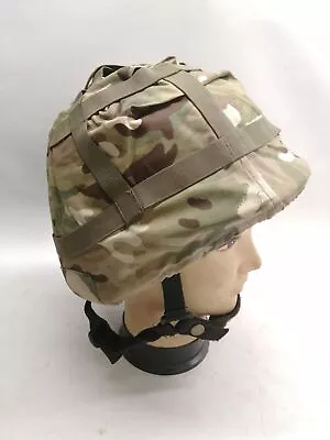 Combat Helmet MEDIUM Surplus With MTP Helmet Cover • £70