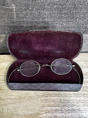 Antique S.G. Freeman & Son Wire Rimmed Spectacles Glasses • $49.99