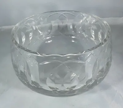 Vintage Edinburgh Crystal Bowl Art Deco Style Design Heavy Hand Cut Crystal  • £15