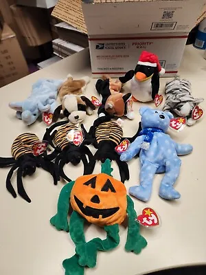 Beanie Baby Ty Lot Rare Vintage Retired Babies Some Errors With Swing Tush Tags • $0.99