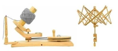 £86.03 • Buy Beech Umbrella Table Top Swift Winder Set ! Wooden Winder ! Umbrella Winder Set