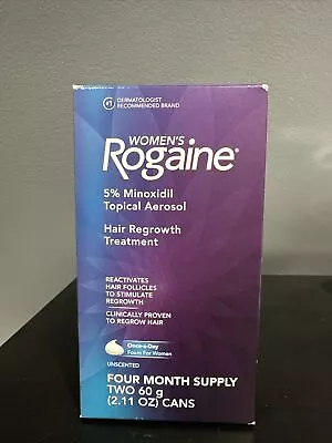 ROGAINE Womens 5% Minoxidil Topical Hair Regrowth Treatment - 2.11oz Exp 08/2024 • $27.99