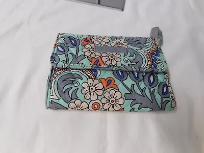 Vera Bradley Snap Trifold Wallet Fan Flowers VGUC • $6.99