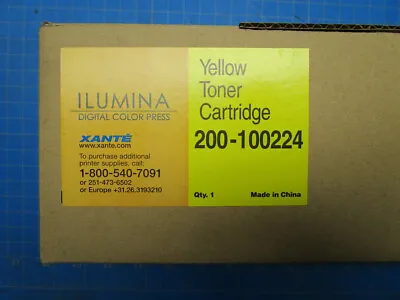Xante Ilumina Yellow Toner Cartridge 200-100224 • $70