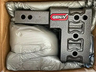 GenY 303 Drop Hitch 5  Adjustable 2  Receiver 10K Bumper Dual Towing • $208.99