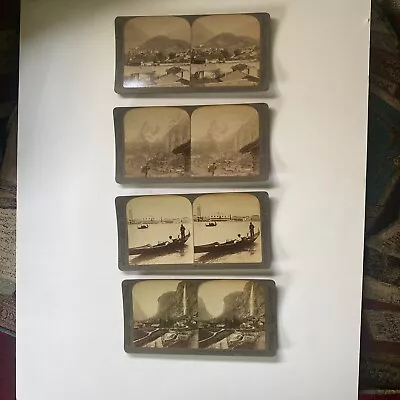 Stereo View Cards Antique Lot Of 4 • $5