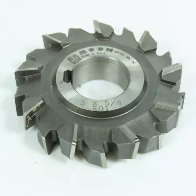 Moon 3  X 5/8  X 1  HSS Side Milling Cutter RH Staggered 18 Tooth • $29.99