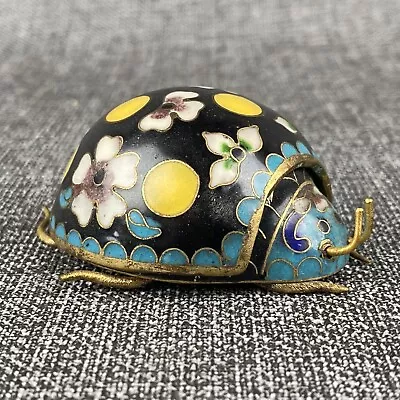 Cloisonné' Lady Bug Trinket Box 2.5  • $18.90