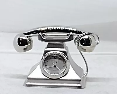 Miniature Rotary Phone Novelty Clock • $23.99