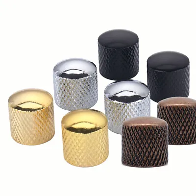 Guitar Knobs Metal Dome Volume Tone Control Knobs For Electric Guitar Bass Parts • $7.64