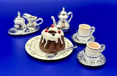 Rare 2007 Re-Ment SPECIAL CAKES FOR ME No. 10  FROSTED BUNDT CAKE Hot Cocoa Set • $22.50