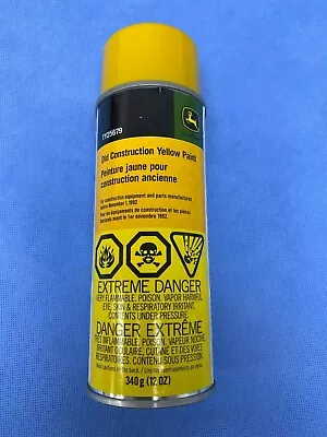 John Deere Old/Classic Construction Yellow Paint Spray Can TY25679 • $17.77