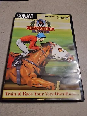 Thoroughbred Tycoon - Horse Racing Simulation - PC CD-ROM Game Vintage • £6.86