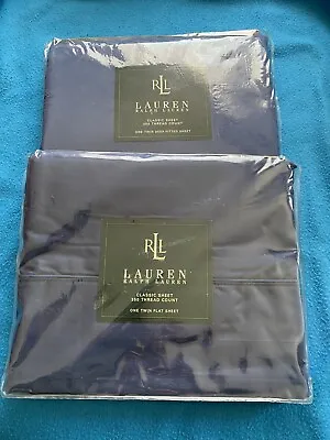 Vintage  Lauren Ralph Lauren Twin Sheets Flat & Fitted New/Old Stock • $75