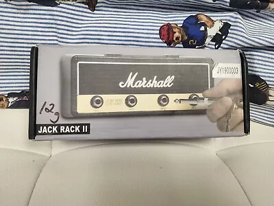 Pluginz Marshall JCM800 Amplifier Standard Jack Rack Key Holder Black New B17 • $22.99