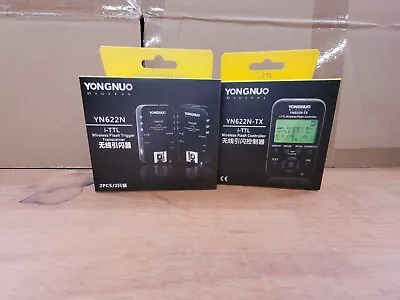 Yongnuo I-TTL Transceiver YN622N Nikon Cameras 2Pack + YN622 TX Flash Controller • £70