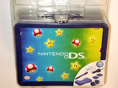 Nintendo DS Lite Super Mario Toad Ultimate Starter Kit Lunch Tin Storage Case • $69.99