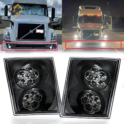 LED Fog Lights Lamps For 2003-17 Volvo VNL VN Haul Truck Passenger & Driver Pair • $59.99