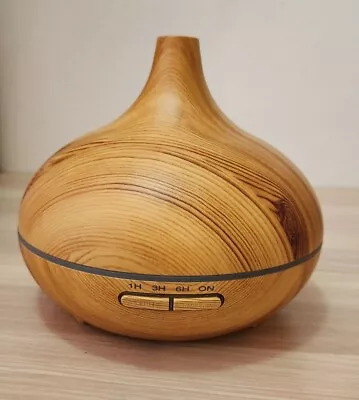 Aroma Essential Ultrasonic Oil Diffuser Wood Grain  • $29.99