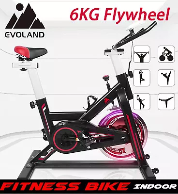 Indoor Exercise Bike Cycle Pedal Fitness Cardio Training Gym Home Sport Upright • £145.99