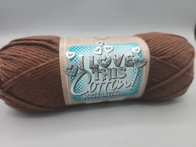 I Love This Cotton! Yarn 20 Brown 3.5 Ounces US Cotton Made In Turkey • $3.48