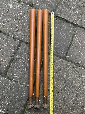 Set Of Vintage Original 15” Wood Metal Furniture Table Legs 1960s Dansette • £22