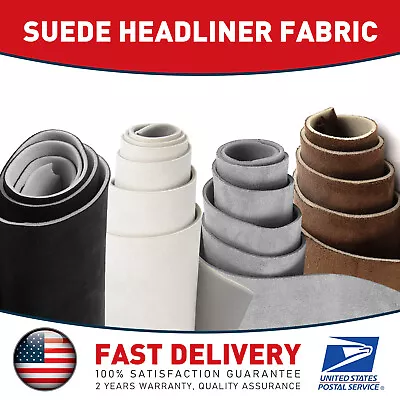 Automotive/Home/RV Micro-Suede Headliner Fabric Car Interior Roof Replacement • $26.99