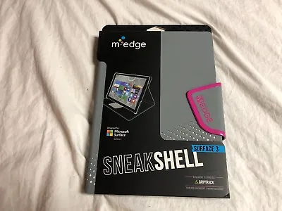 M-Edge Sneak Shell Microsoft Surface 3 Tablet Case Gray Pink Brand New • $15.99