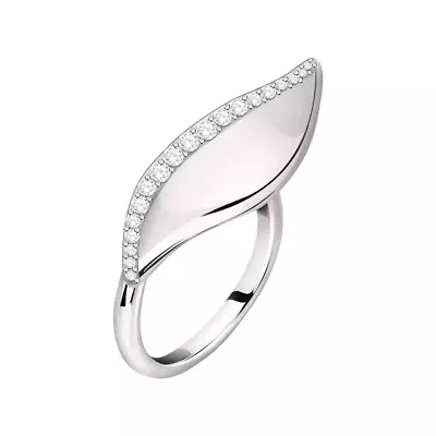 Ring MORELLATO Women's Leaf Silver 925/Zircons SAKH38 • $62.98