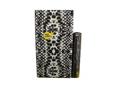Plastic Design Cigarette Hard Case Holder Fits 100's With Metal Lighter Case • $16.95