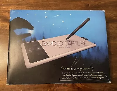 Wacom Bamboo Capture Pen & Touch Digital Tablet CTH470 USED + WORKS GOOD! • $24.99