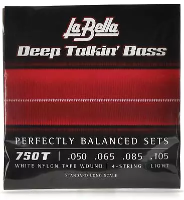 La Bella 750T White Nylon Tapewound Bass Strings - Light • $49.99