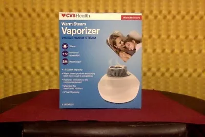 CVS Health Warm Steam Vaporizer W/Visible Warm Steam – NEW IN BOX • $19.99