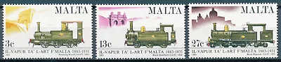 [BIN5584] Malta 1983 Trains Good Set Of Stamps Very Fine MNH • $1.50