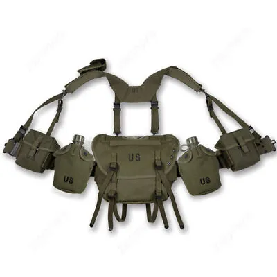 WWII US Army Vietnam War M1956 M1961 M14 Equipment Ammo Pouch Rescue Bag Set • $115