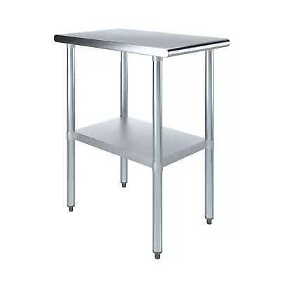 30 In. X 18 In. Stainless Steel Work Table | Metal Utility Table • $154.95
