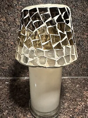 Mosaic Stained Glass Candle Shade / 4 Inches High With • $14.99
