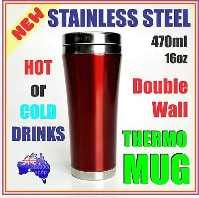 $19.90 • Buy Stainless Steel Cup Thermo Insulated Tea Drink Car Travel Tea Coffee Mug Gift