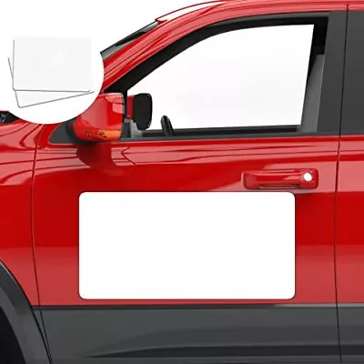 - 2 Pack Blank Car Door Magnet Sticker Rounded Corners Magnetic Vehicle Sign... • $35.44