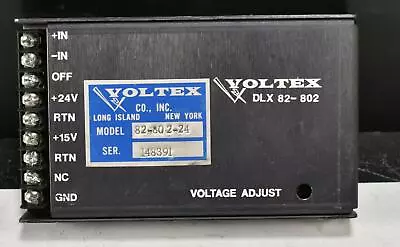 Voltex  DLX-82-802 Model : 82-802-24 Voltage Adjust  Power Supply • $60