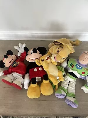 Collection Disney Teddy - Dancing Mickey Mickey Mouse Buzz Simba & Baby Simba • £3