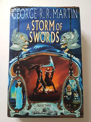 A Storm Of Swords George RR Martin 1st Edition Hardcover A Song Of Ice And Fire • £60