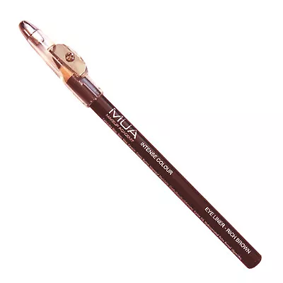 £2.98 • Buy MUA Brown Eyeliner Pencil Intense Colour Rich Brown With Sharpener Sealed