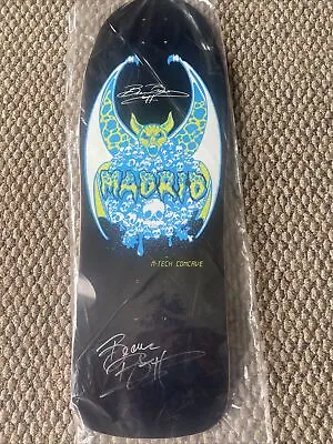 Madrid Skateboard Beau Brown  1984 Deck Reissue Autographed Glow Series Limited • $175
