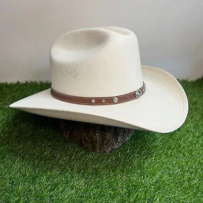 Kid's Mexican Handmade White Western Cowboy Hat Sombrero Vaquero Mexicano Rodeo • $30.09