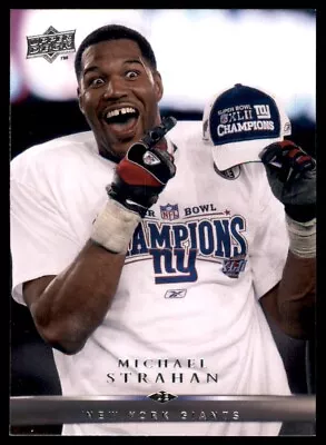 2008 Upper Deck Michael Strahan New York Giants #124 • $1