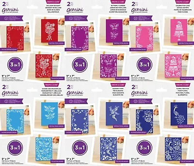 £14.99 • Buy Gemini - 3 In 1 Create A Card Dies By Crafter's Companion